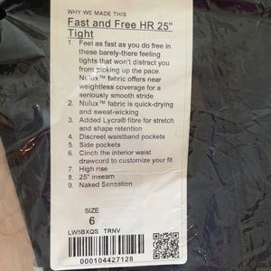 Fast and Free HR 25” NAVY Size 6 (Unopened)